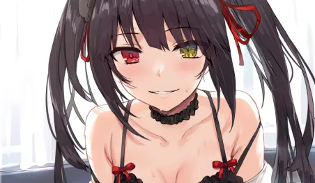 Date A Live: Neneko hizo un sensual cosplay de Kurumi Tokisaki