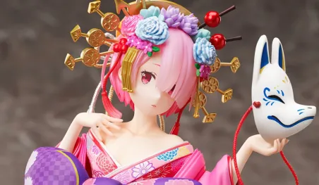 Re:Zero: Ram se viste de cortesana para una espectacular figura a escala