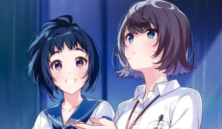 Tsukimi y Karin protagonizan el nuevo visual del anime Shiroi Suna no Aquatope