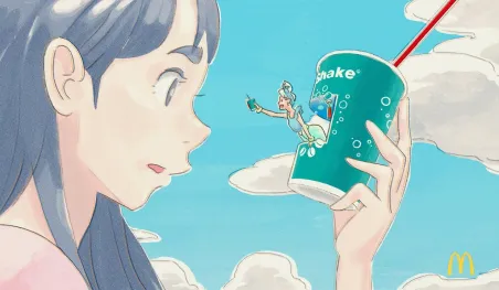 McDonald's Japan lanza un comercial animado para su nueva malteada