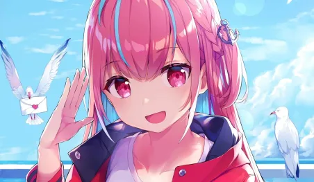 Hololive: Minato Aqua supera un millón de suscriptores