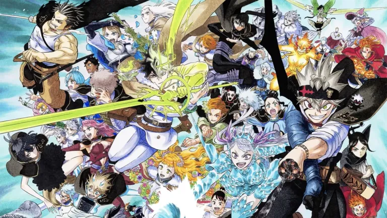 Black Clover celebra 10 años con arte de One Piece, Naruto y Bleach