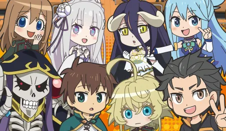 El anime Isekai Quartet tendrá segunda temporada