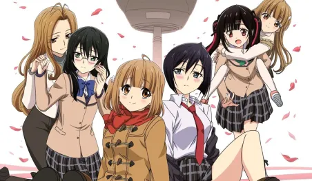 Una chica renace como micrófono ASMR en Yuri no Aida ni Hasamareru