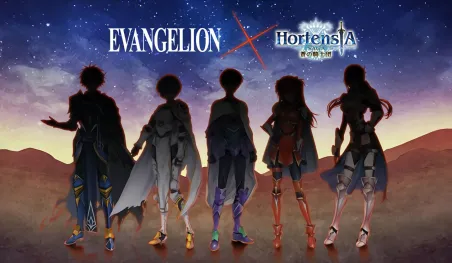 El juego para smartphones Hortensia Saga tendrá una colaboración con Evangelion