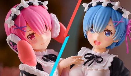 Re:Zero: Ram y Rem inspiran hermosas figuras