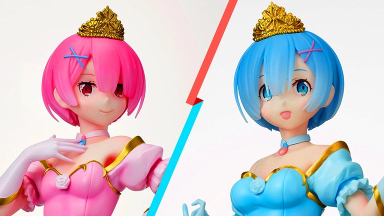 Re:Zero: Ram y Rem se visten de princesas en nuevas figuras