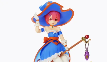 Re:Zero: Ram se viste de brujita en una nueva figura