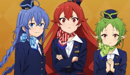 Las chicas de Mushoku Tensei: Jobless Reincarnation se visten de hermosas aeromozas