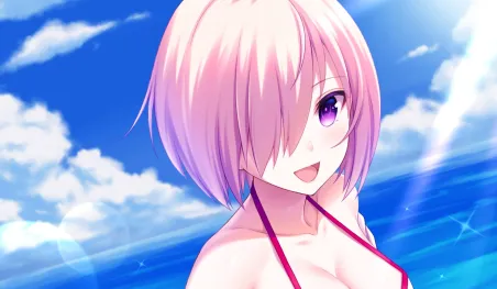 Mash expone su ropa interior en un bug del juego Fate/Grand Order Waltz in the MOONLIGHT/LOSTROOM