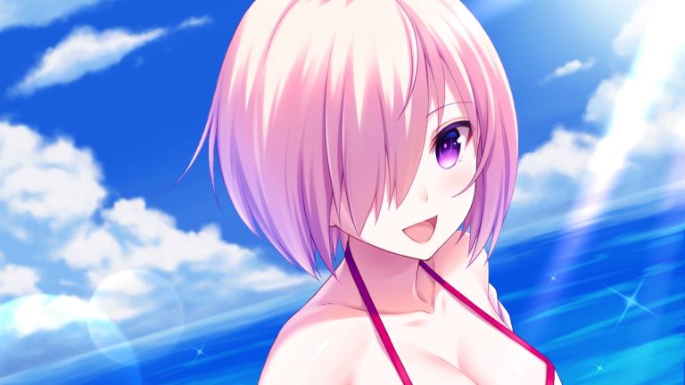 Mash expone su ropa interior en un bug del juego Fate/Grand Order Waltz in the MOONLIGHT/LOSTROOM