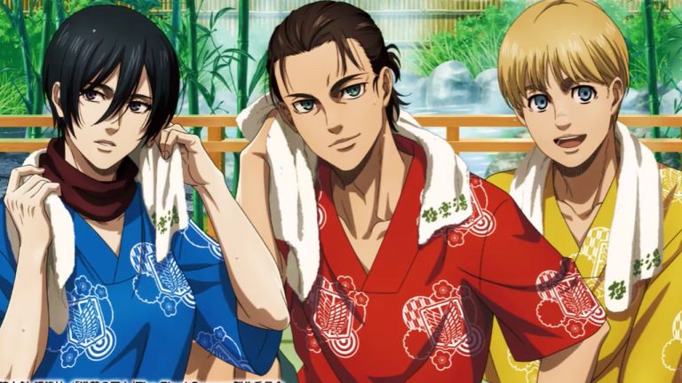 Shingeki no Kyojin colabora con complejos de aguas termales