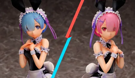 Re:Zero: Ram y Rem inspirarán figuras en trajes de conejitas