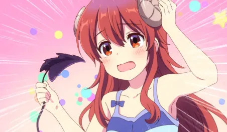 Machikado Mazoku lanza una serie de fondos de escritorio