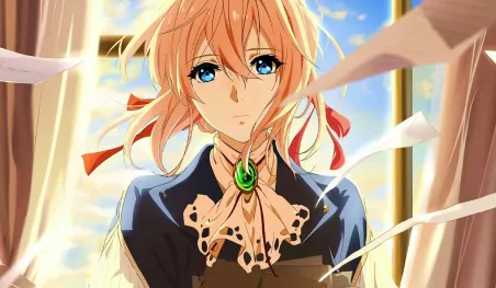 Violet Evergarden lanza una nueva línea de fondos de escritorio
