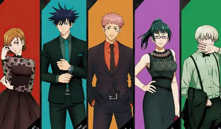 Jujutsu Kaisen: Los personajes se visten de gala para una colaboración