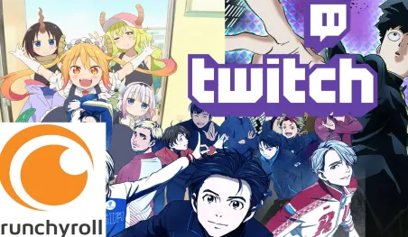 Maratón de anime por Twitch y Crunchyroll