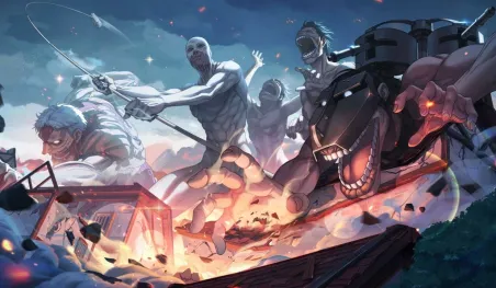 Shingeki no Kyojin anuncia una colaboración con el videojuego Knives Out