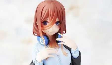 Gotoubun no Hanayome: Miku Nakano inspira una hermosa figura de premio