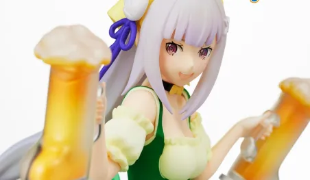 Re:Zero: Emilia se viste de mesera alemana para una figura