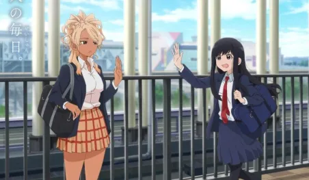 El anime See You Tomorrow at the Food Court presenta 2 personajes