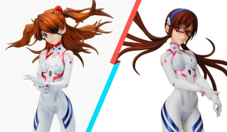 Rebuild of Evangelion: Asuka y Mari inspiran fabulosas figuras