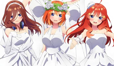 Gotoubun no Hanayome: Las quintillizas se visten de novias para una lotería