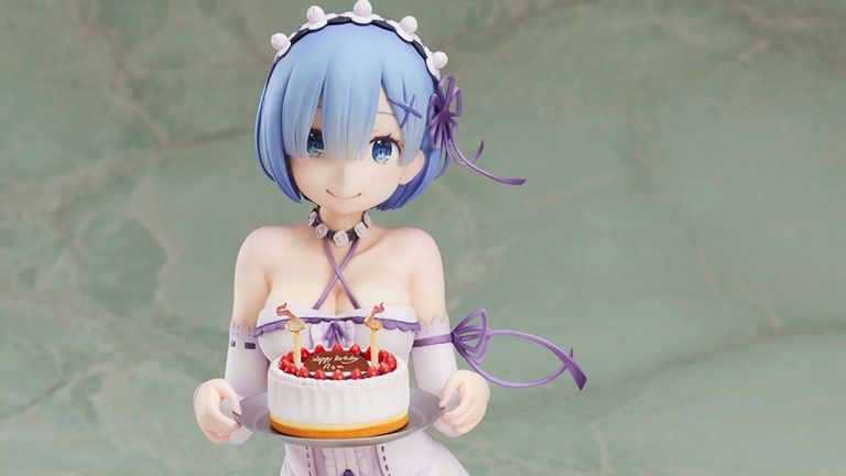 Re:Zero: Rem viste un hermoso negligé en una figura a escala