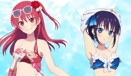 Las chicas de Kanojo mo Kanojo inspiran productos en trajes de baño