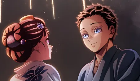 Kimetsu no Yaiba: Infinite Castle revela nuevos visuales centrados en Akaza y Koyuki