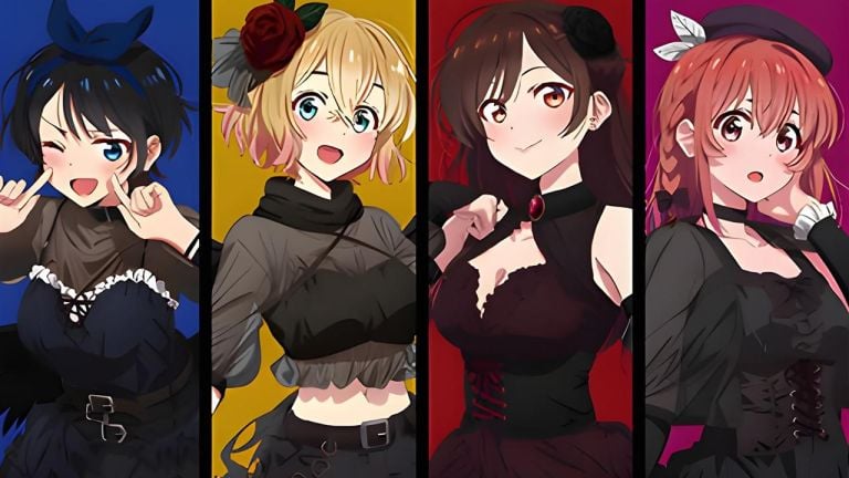 Kanojo, Okarishimasu: Las chicas se visten como ángeles caídos para nuevos productos