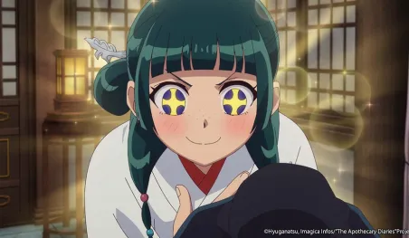 The Apothecary Diaries presenta visual de temporada con hortensias