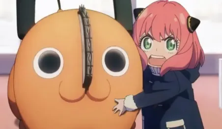 Chainsaw Man: Anya y Pochita se conocen en un video viral