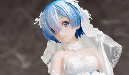 Re:Zero: Rem se viste de novia para una espectacular figura a escala