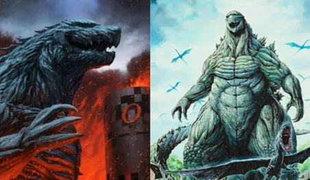 Yūji Kaida y Shinji Nishikawa realizan ilustraciones para la primera película de Godzilla