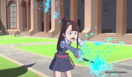 Se filtró un gameplay off-screen del juego de Little Witch Academia