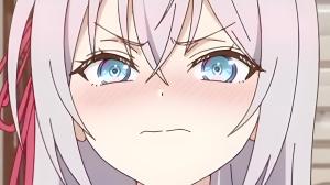 El doblaje al ruso de Alya Sometimes Hides Her Feelings in Russian mantiene los susurros originales en japonés