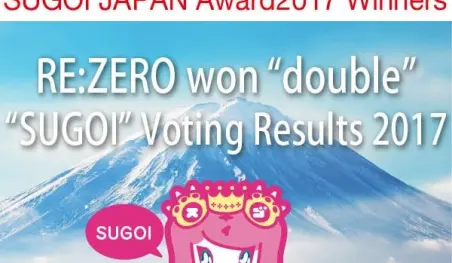 Re:Zero obtiene dos condecoraciones en los premios Sugoi Japan Award 2017