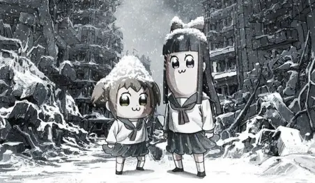 Se revela una nueva imagen promocional para el anime del bizarro manga Pop Team Epic