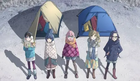 El anime Yurucamp revela nuevos miembros del elenco y una imagen promocional