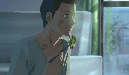 Makoto Shinkai revela que Takeo, de Kotonoha no Niwa, aparece en Kimi no Na wa.