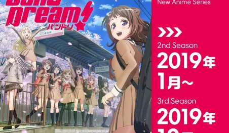 BanG Dream! tendrá segunda y tercera temporada