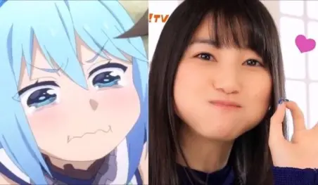 La actriz que da vida a Aqua en Konosuba es diagnosticada con una lesión en su garganta