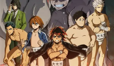 Revelan imagen promocional y reparto de Hinomaru Zumō