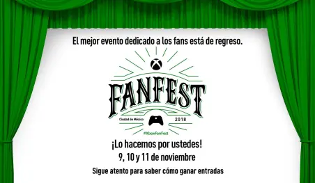 El evento Xbox Fan Fest vuelve a la Ciudad de México