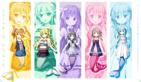 Revelan elenco e imagen promocional del anime Colorful Pastrale ~from Bermuda △~