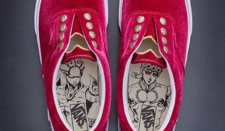 Giorno y Bruno de JoJos inspiran zapatillas Vans