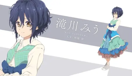 El nuevo video promocional del anime 22/7 muestra al personaje Miu Takigawa