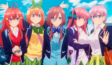 La segunda temporada de Gotoubun no Hanayome se estrenará en otoño de 2020