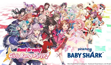 El juego para smartphones de BanG Dream! añadirá la canción de Baby Shark este mes